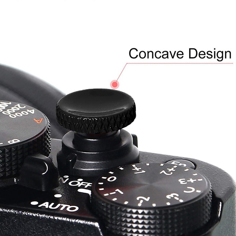 Pack of 2 Ergonomic Shutter Release Buttons, Soft Release Button,