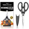 Premium Heavy Duty Kitchen Shears; Ultra Sharp Multi Purpose Stainless