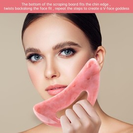 DMJJSD Großes Gua Sha Massagegerät mit Griff Gua Sha Stein Ganzkörper Guasha Cellulite Massage Lymphdrainage Massagegerät Entfernung von Müdigkeit für Beine, Rücken, Gesicht, Hals, Muskeln