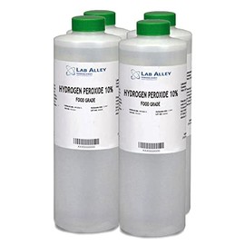 Hydrogen Peroxide 10% Food Grade, 4 x 1 Liter Case