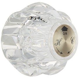 Delta Faucet RP16919 Single Clear Knob Handle Kit with Button and Set Screw