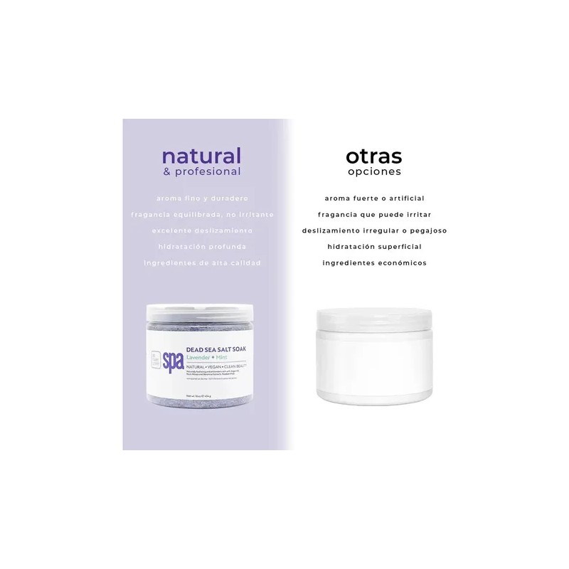 Sal Organica Bcl Spa Manicure&pedicure Lavanda Menta 454 Gr