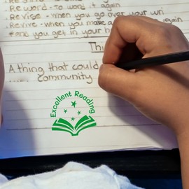 Teacher Stamp | Education Marking Stamp | Reward Stamps for School - Excellent Reading Book Design