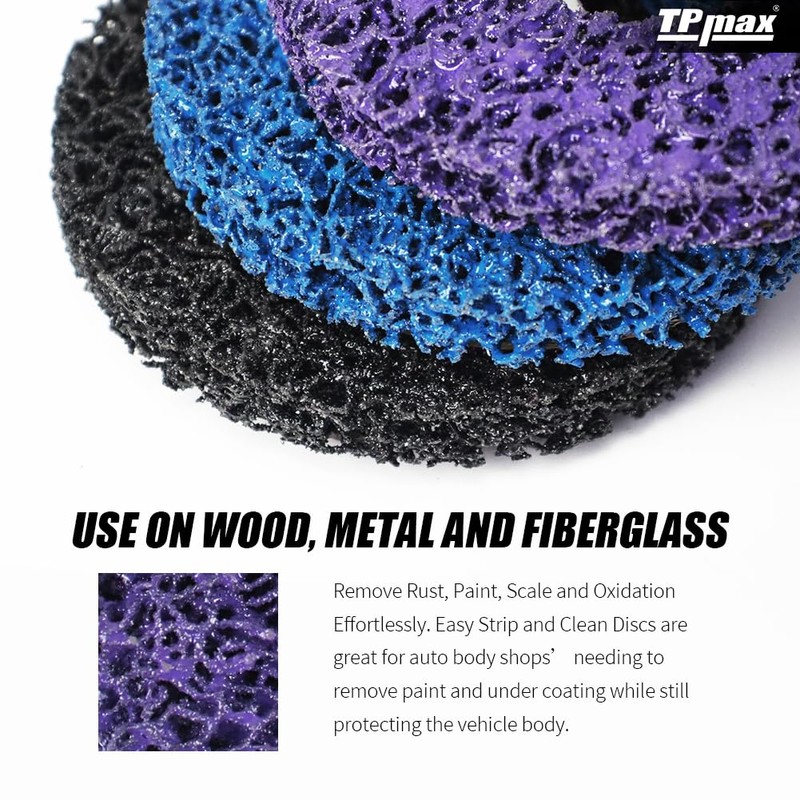 TPmax 4-1/2" x7/8'' Stripping Discs Rust Remover Wheel Remove Paint