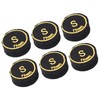 6PCS Billiard Cue Tips PU Multiple Layer Pool Cue Tips