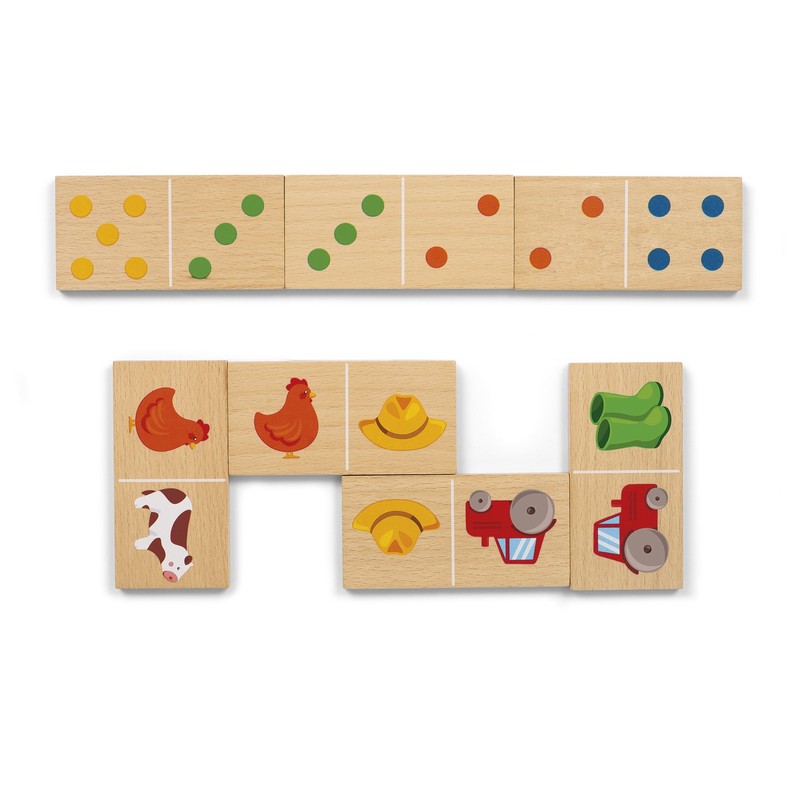 Janod Barnyard Dominoes (28 Pieces)
