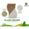 12 Pieces Natural Biodegradable Heavy Duty Scouring Pad Scratch Resistant