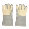 1 Pair Heat Resistant Gloves Separate Fingers Hot Proof Mitts