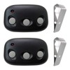 2Pack LDCO800, LCO75 Garage Door Opener Remote for Linear LDO33,