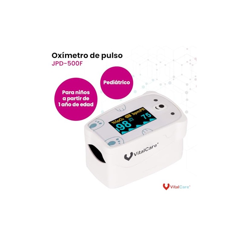 Vital Care Oxímetro de pulso YX302 Gris