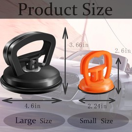 Car Dent Puller Repair Kit,Powerful Car Suction Cup Dent Puller Kit Handle Lifter,Car Dent Removal Kit,Car Dent Remover Tools for Auto Body Dents Remove,Glass,Screen,Tiles Lifting Objects Moving (B)