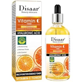 Vitamin C Toner Hyaluronic Acid Moisturizing Refines Pores Oil-Control Orange Extract Repair Skin 100ml / 3.38fl.oz