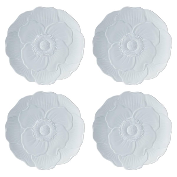 Lenox 897766 Butterfly Meadow Floral Accent Plates, Blue, Set of