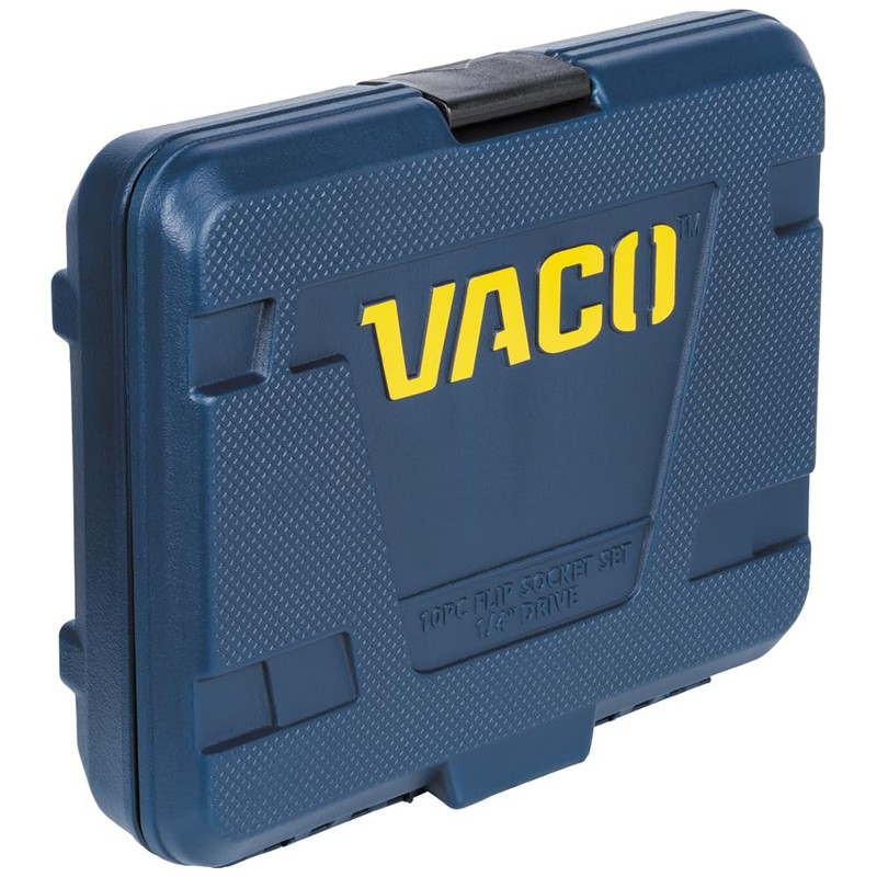VACO VAC4102 10-Piece 2-in-1 Impact Flip Socket Set with Case,
