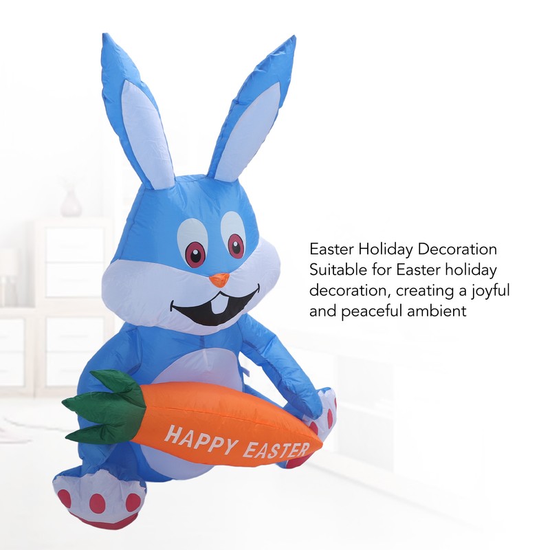 1.2 m Easter Inflatables Rabbit Cartoon Cute Fun Innovative Blow
