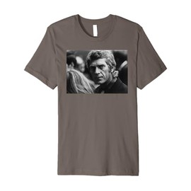 Steve McQueen The Great Escape Actor & Motorcycle Racer 1969 Premium T-Shirt
