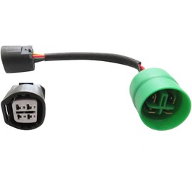 JEM&JULES Alternator Adapter Jumper OBD0 & OBD1 Chassis To OBD2 Eg Dc for Honda Acura Civic