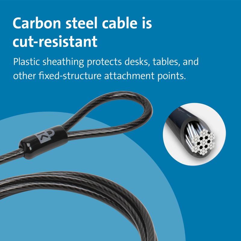 Kensington N17 Dell Laptop Computer Lock, Combination Security Locking Cable