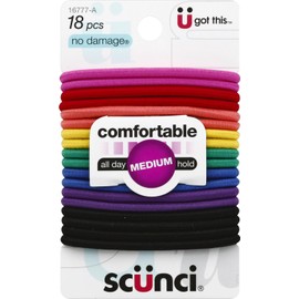 No Damage Elastic Hair Bands, Multi-Colored