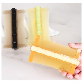 3PCS Dandruff Comb, Extra Fine Tooth Comb for Women Men, Double Side Hair Combs for Remove Lice Hair Care Grooming, Mustache Beard Comb (Yellow;Green, 12cm*6.8cm)