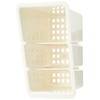 Delfinware Plastic Cutlery Box, Cream, 19 x 10.5 x 13