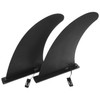 BESPORTBLE 2pcs Surfboard Fin Single Tab Fin Longboard Center Fin