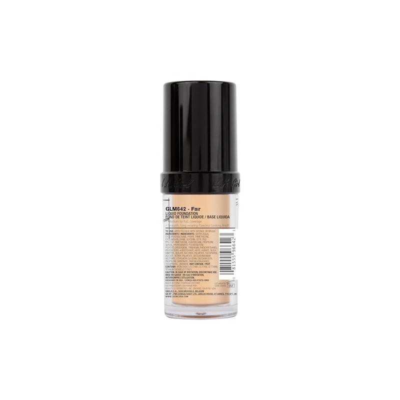 L.a. Girl Pro Coverage Liquid Foundation, Fair, 0.95 Fluid Ounce