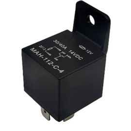 Plug the relay for automotive replacement electrical systems PC792A-1C-C1-12S-DN-X 12VDC 40A 5 PINS-Supersession HFV4 012-1Z4SGD1 RC-400012-DS MAH-112-C-4