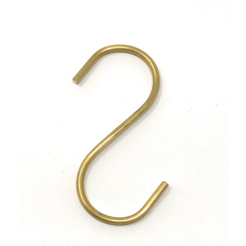 Br BRILLANTE Brass S Hooks Made from Heavy Duty Solid