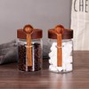 SAIOOL Sugar Jar with Lid and Spoon Set of 2,