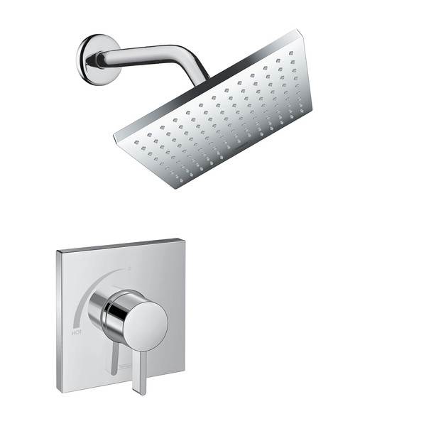 Hansgrohe Vernis Blend Shower Set 1-Spray Full in Chrome, Rough and Shower Valve Included 1.75 GPM, 04959000