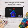 Gejoy 10 Pieces Cosmetic Canvas Pouch Bag Multipurpose Makeup Bag