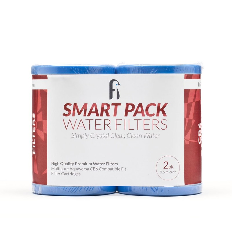 Smart Pack - 2 Pack - CB6 Carbon Block Water