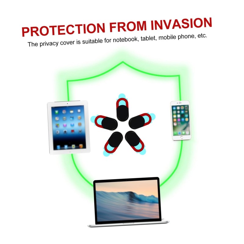 OSALADI 5pcs Webcam Cover Privacy Protector for Laptops Computers Phones