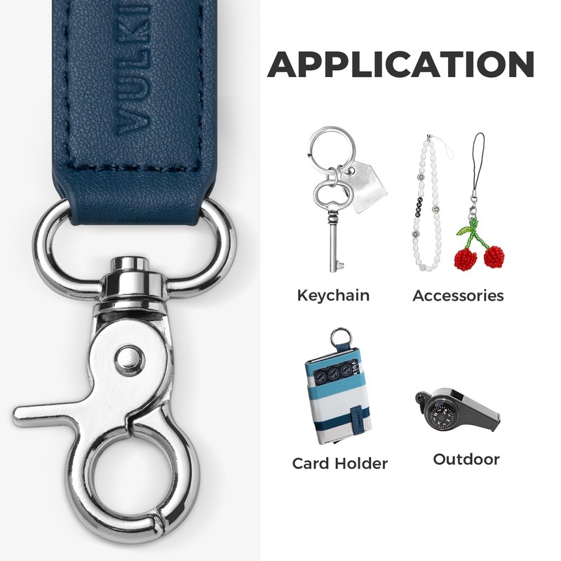 VULKIT Keychain Wristlet, Wrist Lanyard Strap, for Keys, ID Badge