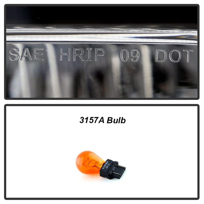 ACANII - For 2008-2014 Dodge Challenger SE|R/T [Halogen Model] Black