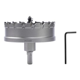 Dribotway Bi-Metal Hole Saw 95mm TCT Carbide Heavy Duty Industrial Grade Stainless Steel Hole Cutter for Mental Wood Stainless Steel Plastic Copper