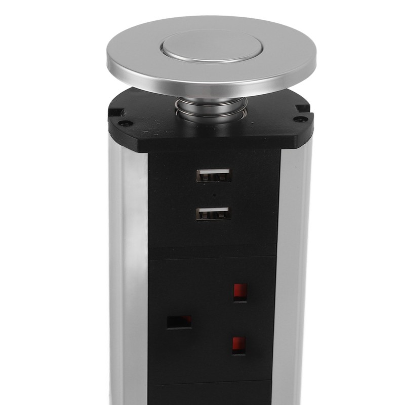 Pop Up Outlet Socket Recessed Retractable Power Strip Charging Station