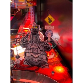 ULEKstore Godzilla and UFO Sightings - Proceed with Caution Sign MOD for Stern's Godzilla
