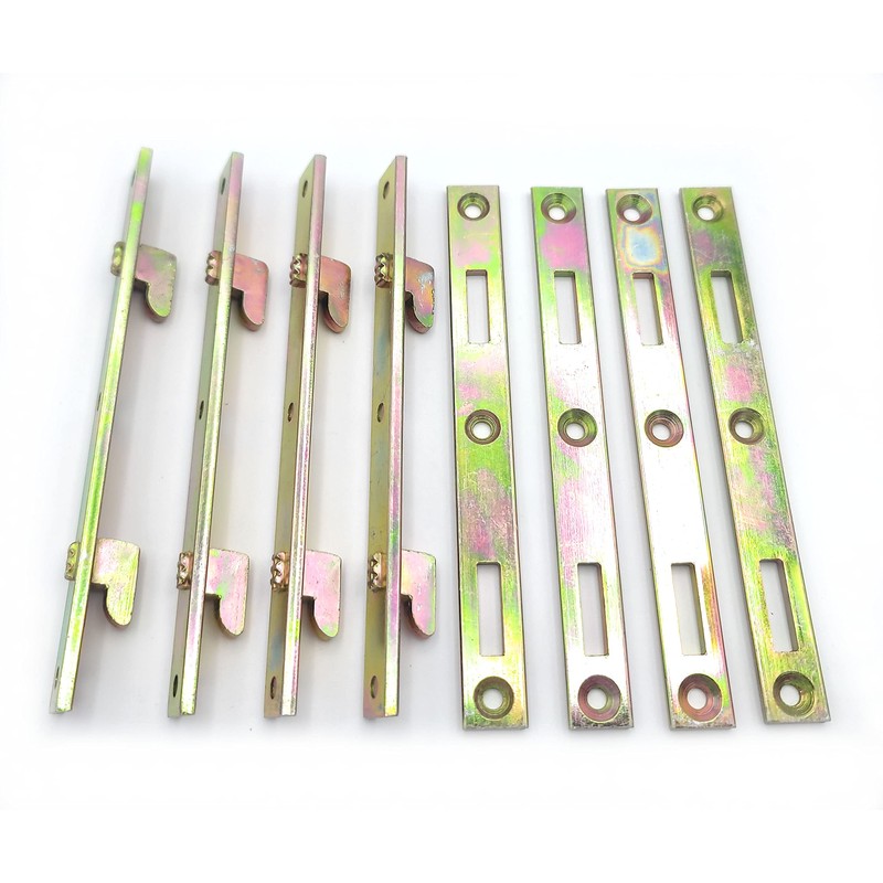 Metal Magery Bed Rail Fasteners 6" Set of 4 Bed