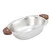 Children Rice Bowl Bear 304 Stainless Steel Multifunctional Dual Ears
