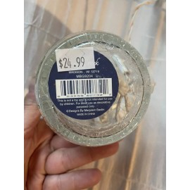 Stony Creek Lighted Glass Vase 5" - Butterflies and Orange Flowers MBG9204