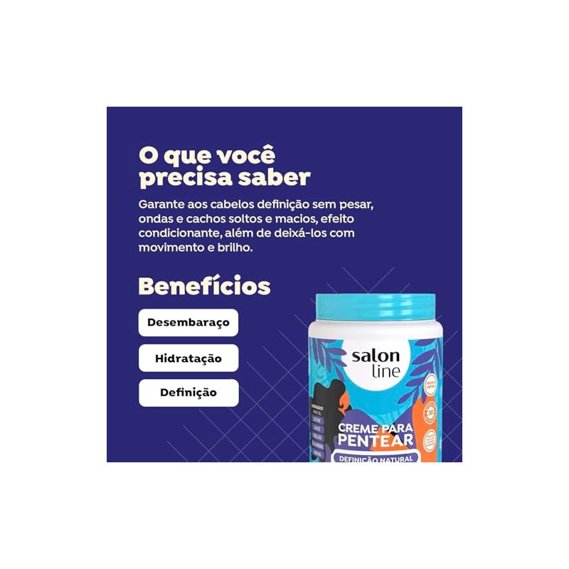 Salon Line - Linha Creme para Pentear - Definicao Natural