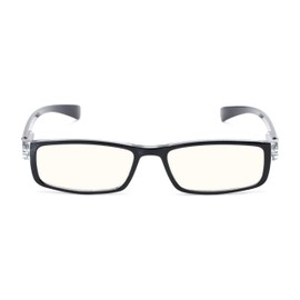 Readers.com Reading Glasses: The Pike Place Blue Light Reader rectangle Style for Men and Women