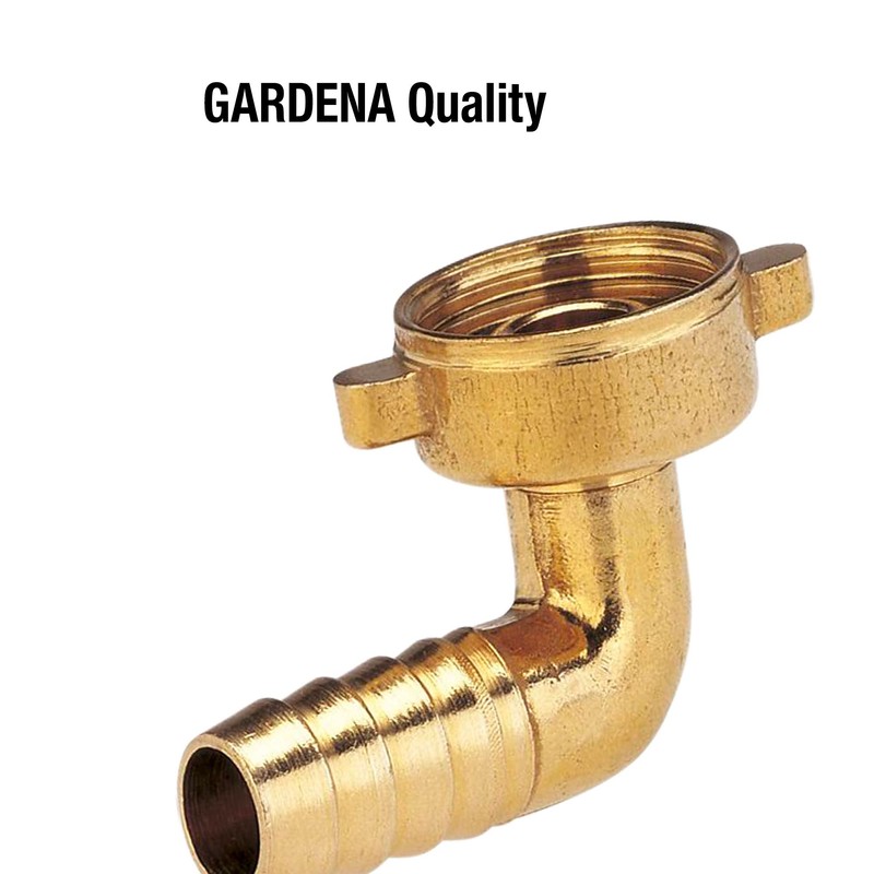 GARDENA Brass elbow: Brass angle with 26.5 mm (3/4 ")