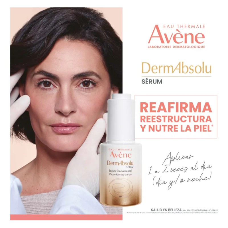 Sérum Reafirmante Avne DermAbsolu 30ml Nutrición y Luminosidad