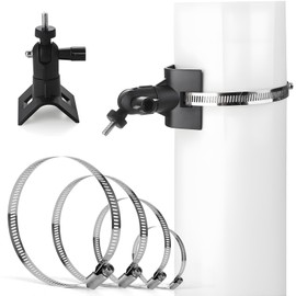 Camera Mount for Blink Outdoor Camera Flexible Camera Pole Mounting Bracket, Camera Pole Mounting Bracket Wall Mount, Adjustable Drain Steel Tube Home Security System Mounting Bracket