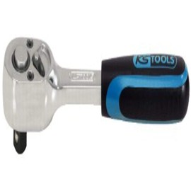 KS Tools 918.151 CHROME+ Reversible Ratchet, 1/4-Inch, 110mm
