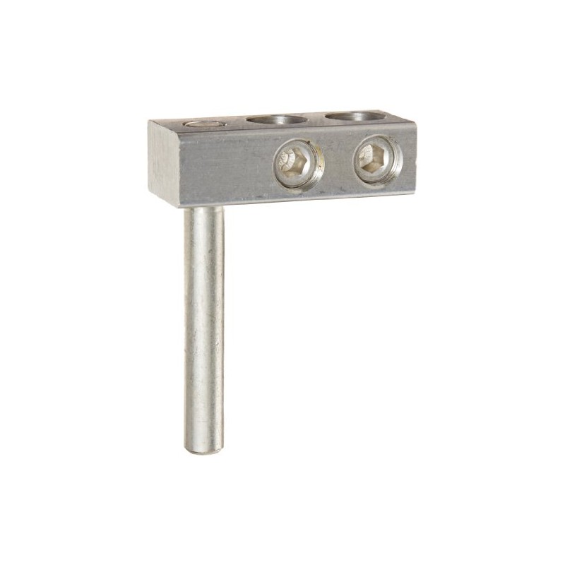 Transformer Stud Connector, 350-6 AWG Wire Range, 1/2" Copper Stud