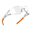 DILANCO Clear Safety Glasses Goggles, Adjustable Frames and Scratch-Resistant with